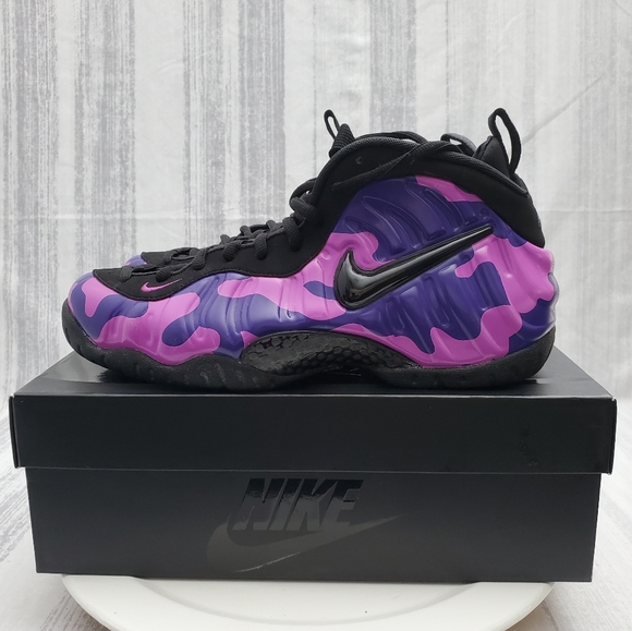 pink camo foamposite